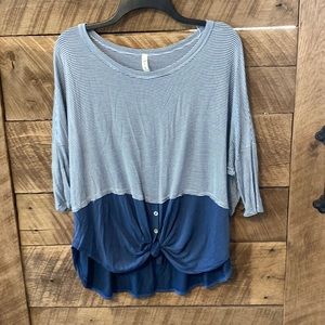 Mts tie-front top S/M